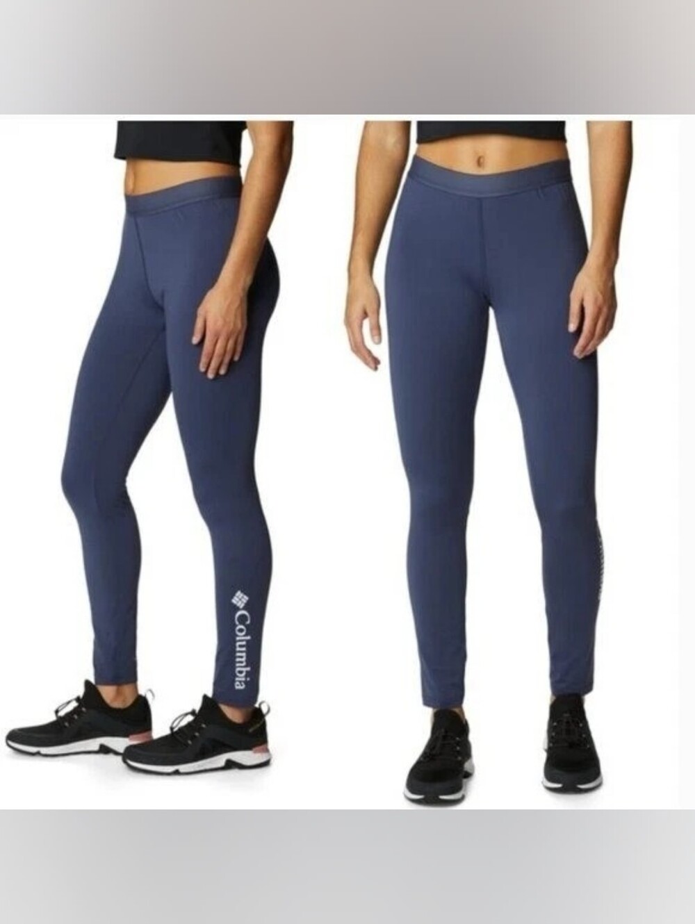 Columbia Performance Fit Leggings Women's XS Blue Cropped Athletic Pants